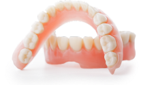 Set of snap on dentures